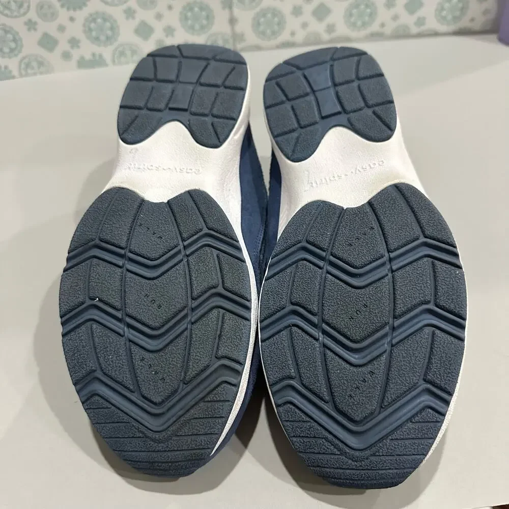 Easy spirit Seromy blue slip on mules permanent lace up size 8 - Picture 14 of 15